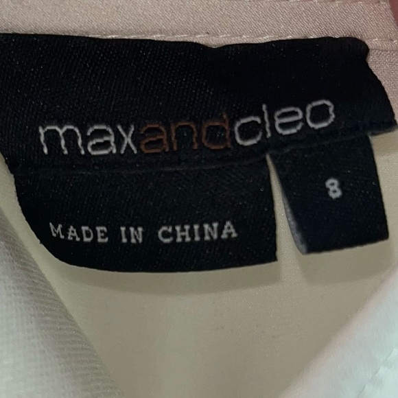 Max & Cleo Ivory & Black Cocktail Dress - Picture 9 of 10